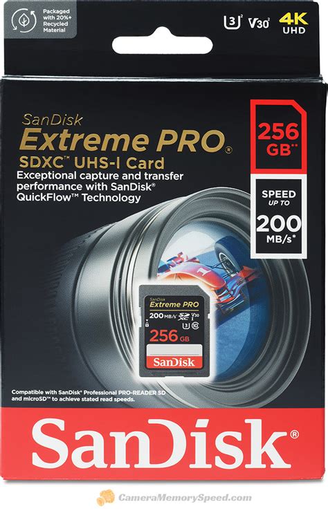 sandisk memory card 256gb price